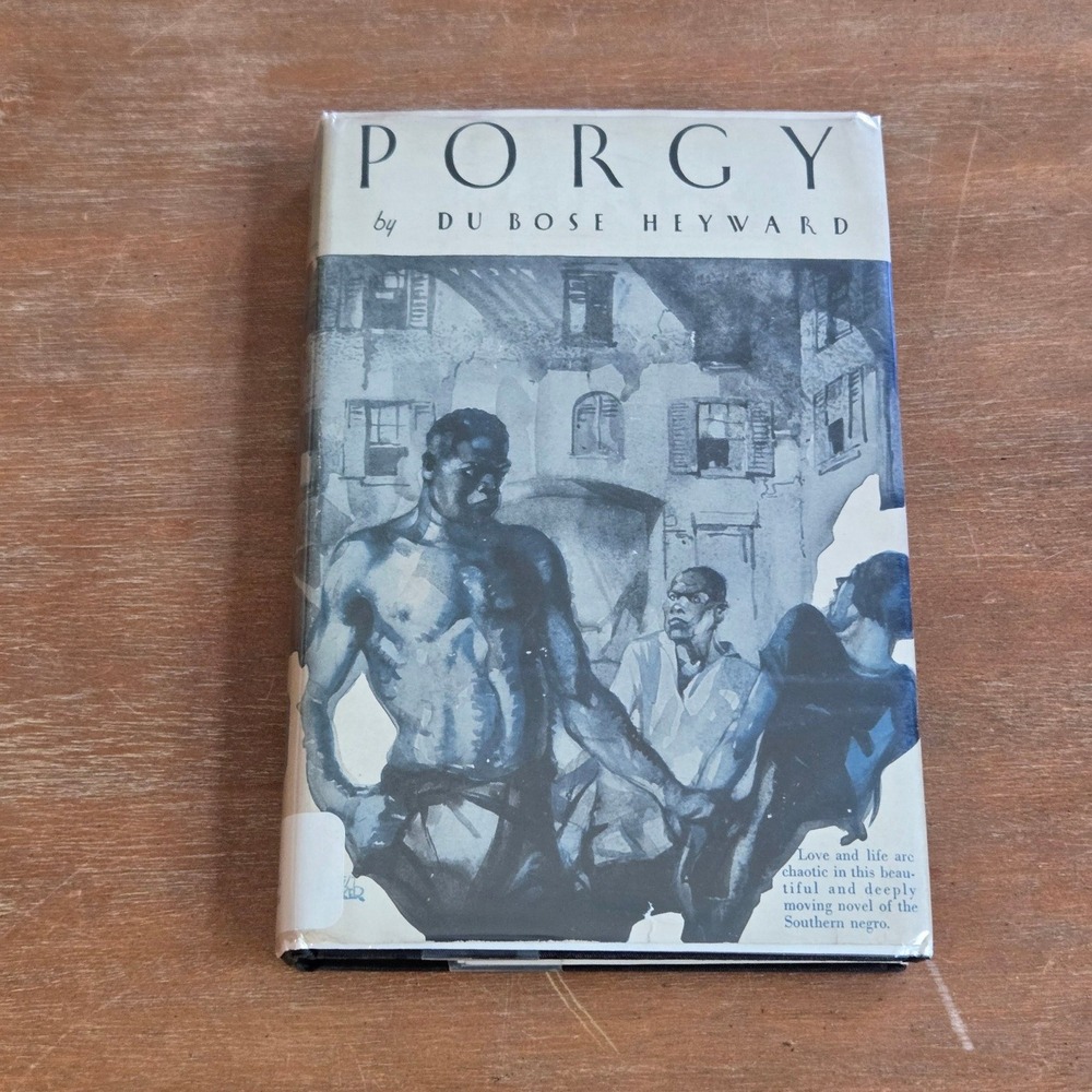 Grosset & Dunlap PORGY Hardcover Book DuBose Heyward 1925 Ex-Library - Good
